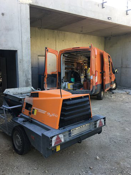 réalisation de chape par Ducept RBC