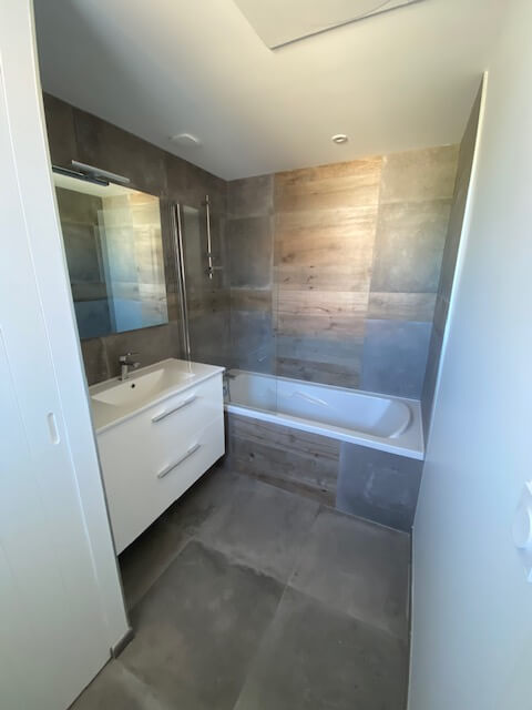 Réalisation d'un carreleur à Fontenay le Comte